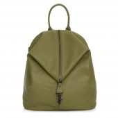 Rucsac dama din piele naturala DiAmanti Zanella Verde Olive